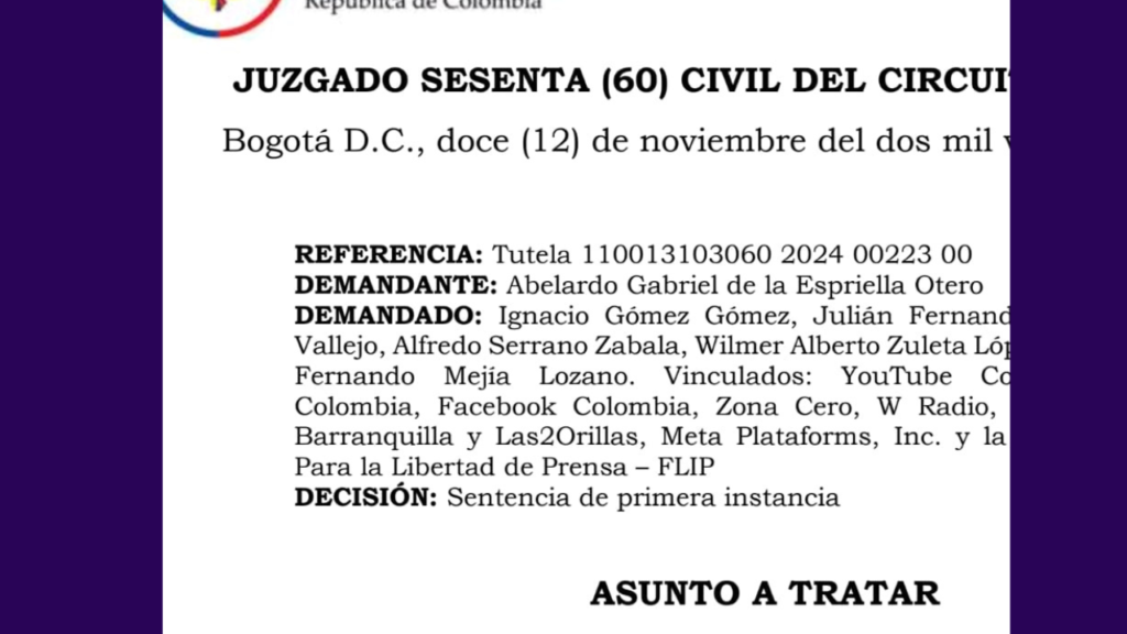 Daniel Mejía Lozano durante una conferencia sobre periodismo de investigación en la UNESCO